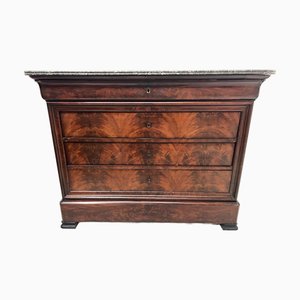 Commode Louis Philippe en Acajou, 19ème Siècle