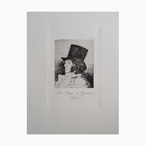 Francisco de Goya, Los Caprichos: Selbstporträt - Pintor, Tafel 1, Radierung