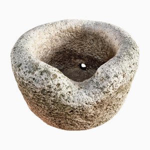 Antique French Stone Mortar, 1890s