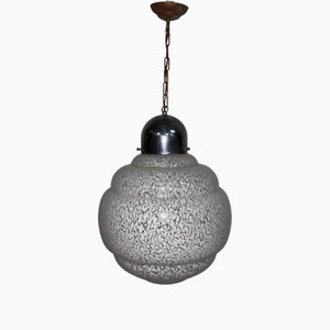 Suspension Mid-Century en Verre, 1970