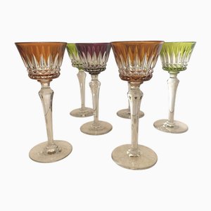 Cut Crystal Glasses from Baccarat, 20th Century, Set of 6