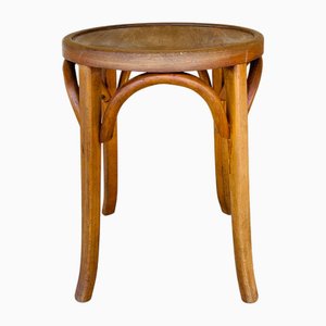 Tabouret Modèle 92 Vintage en Bois Courbé de Baumann, 1950s