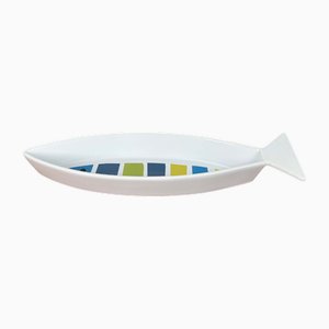 Schwedische Keramikschale im Fish Design von Björk Forth für Sagaform, 2000er