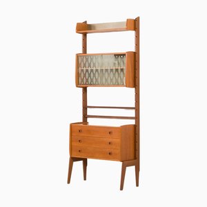 Scandinavian Ergo Free-Standing Wall Unit by John Texmon, Norway, 1960s