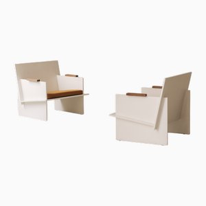 Poltrone moderniste, Francia, anni '50, set di 2