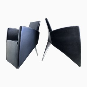 Postmoderne J.Lang Armlehnstühle von Philippe Starck für Aleph Driade, 1980er, 2er Set