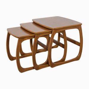 Mid-Century Modern Teak Satztische von Parker Knoll, 1960er, 3er Set