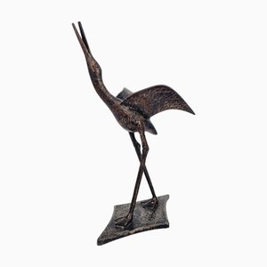 Sculpture Oiseau Grue, 1970s