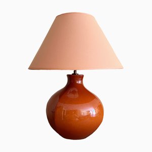 Lampe de Bureau Cube en Céramique, 1970s