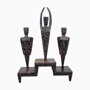 Sculpture en Métal Peint, 1960s
