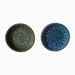 Skandinavische Kunstkeramik Birka Schalen von Gunnar Nylund von Rörstrand, Schweden, 1960er, 2er Set