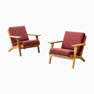 Fauteuil GE 290 par Hans J. Wegner pour Getama, 1950s