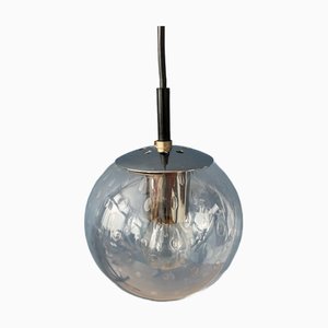 Small Vintage Seeded Glass Hanging Lamp by Raak