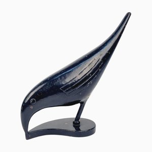 Iron Sculpture Depicting a Raven, 1960s