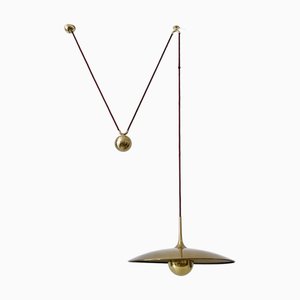 Lampe à Suspension Onos 55 en Laiton par Florian Schulz, 1960s