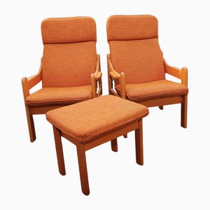 Model Betty Jech Armchair Set, 1990s , Set of 3