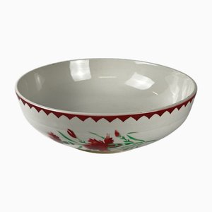 Oeillet Salad Bowl from Sarreguemines, 1950