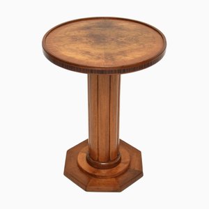 Table d'Appoint Art Déco en Noyer, 1930