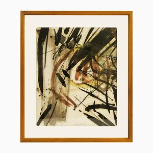 Mario Fallani, Abstract Composition, 1950s, Mixed Media