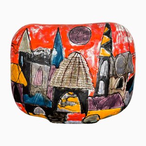 Keramikvase von Elio Schiavon, Italien, 1960er