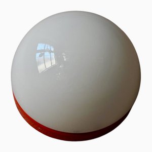 Wandlampe aus Glas und Metall