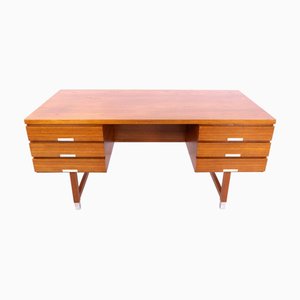 Teak Desk from Eigil Petersens Mobelfabrik, Denmark, 1960s