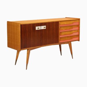 Enfilade Vintage en Placage d'Acajou Stratifié, 1950s
