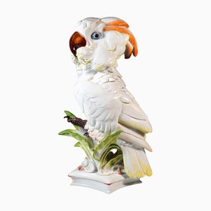 Large 20th Century Animal Figure Moluccan Cockatoo attributed to Paul Walther, 1995