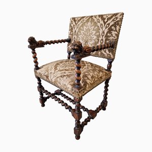 Antique Chair with Carvings