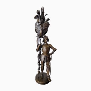 French Bronze Knight, 1880