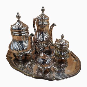 Coffee Service in Silver Plated Metal