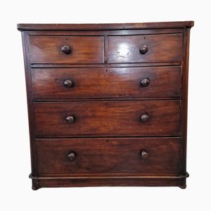 Large Antique Chest of Drawers in Mahogany