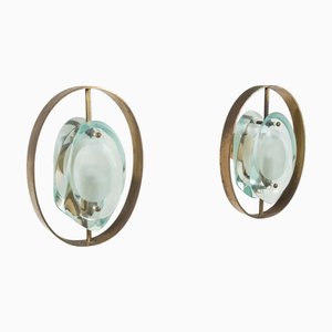 Mod N°2240 Wall Lights by Max Ingrand for Fontana Arte, 1960s, Set of 2