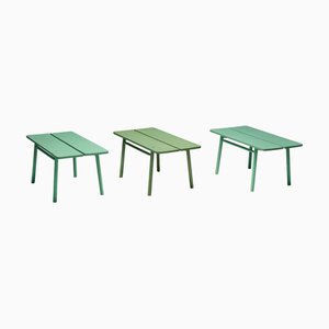 Green Coffee Bean Table by Pierre Gautier Delaye, France, 1965