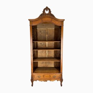 Vintage French Bookcase in Oak