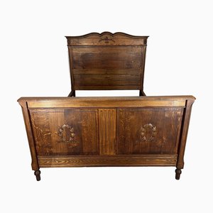 French Carved Double Bed