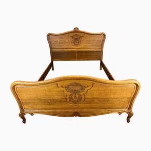 Letto matrimoniale Luigi XV antico, Francia