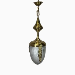 Pendant Lamp in Brass