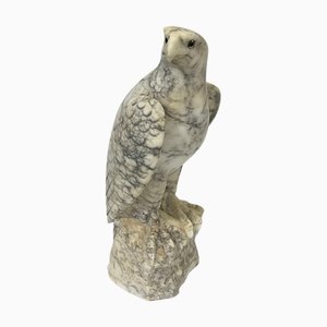 Antique Alabaster Bird of Prey, 1890s