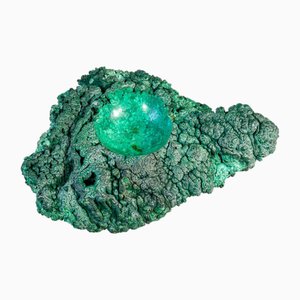 Raw Malachite Sculpture