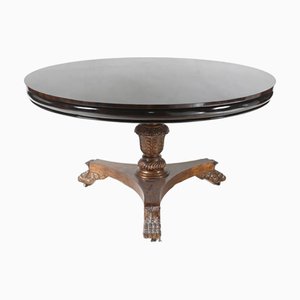 Regency Revival Centre Table in Mahogany