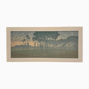 Henri Rivière, The Fairytale Hours, Dawn, Lithograph
