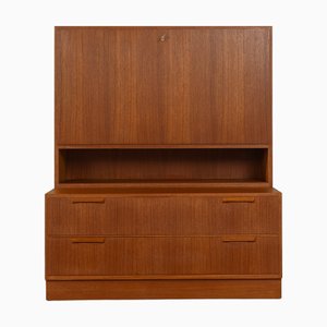 Meuble de Bar en Placage de Teck de Dewe, 1960s