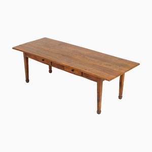 Large 18th Century French Cherrywood Farmhouse Table