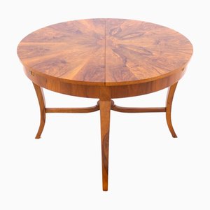 Art Deco Round Table, Poland, 1940s