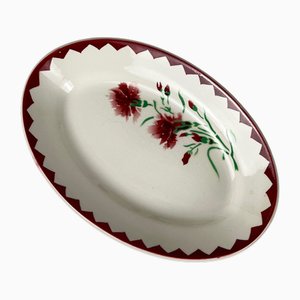 Sarreguemines Oeillet Dish, 1950s