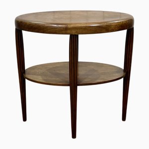Art Deco Beech Pedestal Table, 1930s