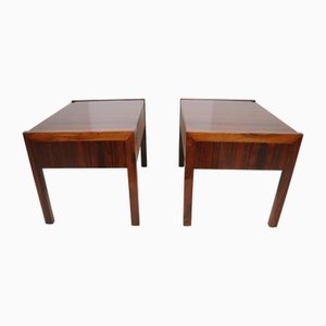 Scandinavian Bedside Tables by Illum Wikkelsø, 1960s, Set of 2