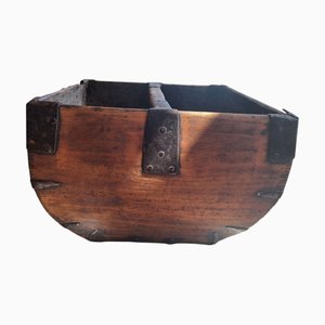 Misuratore di riso Dou antico, Cina, fine XIX secolo