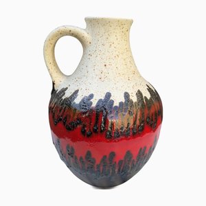 Vintage Bay Fat Lava Pitcher from Bay Keramik, 1960s